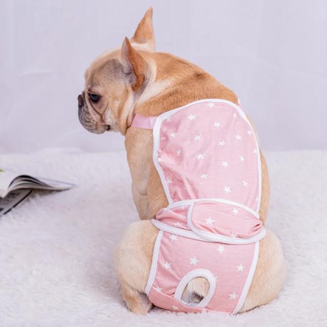 Shorts Sanitários Laváveis para Cães com Suspensórios Ajustáveis - Calças Fisiológicas e Cuecas Confortáveis para Pets