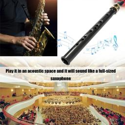 Mini Saxofone Portátil com Bolso, 8 Buracos, Pequeno Saxofone Bag, Acessórios Musicais, Instrumento de Transporte com Sopros, Y7C6 - Image 1