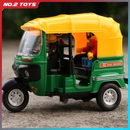 1:14 modelo de triciclo liga com som e luz puxar para trás modelo de carro brinquedo modelo de motocicleta brinquedos presentes de carro para crianças para coleção - Image 5
