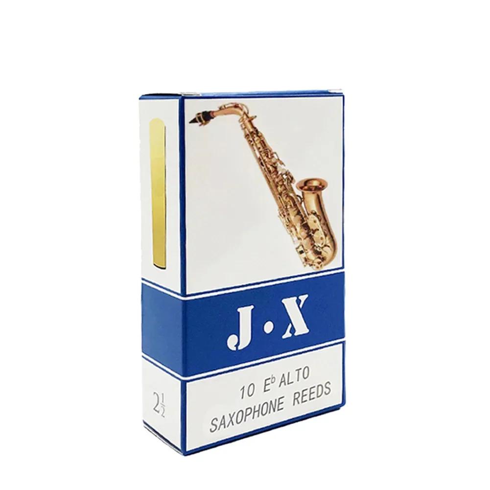 10 pçs eb tenor saxofone palhetas força 2.5 instrumento saxofone soprano sax clarinete peças acessórios sax palheta - Image 1