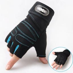 Luvas antiderrapantes respiráveis do punho, Gym Fitness, Halterofilismo, Treinamento, Powerlifting, Ciclismo, Bicicleta, Musculação - Image 6