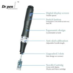 Dr. pen-Ultima M8 Sem Fio Derma Microneedle Pen, Skincare Kit, MTS Tratamento, Uso Profissionais, Beauty Machine, 22 Cartucho - Image 5
