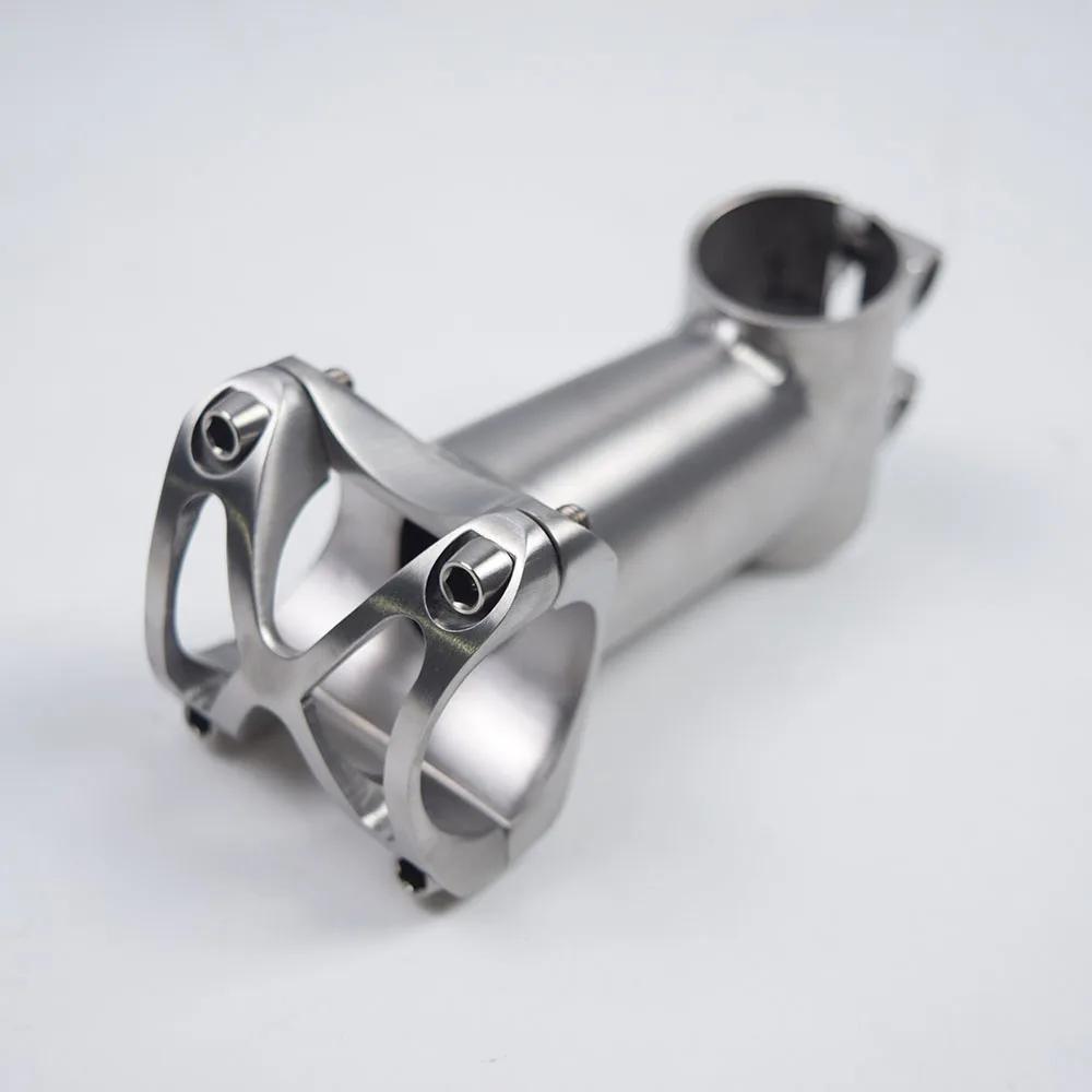 TIRIS-Ultraleve Titânio Bicicleta Stem, MTB Ciclismo Peças Peças, Comprimento Personalizado, Ângulo 5 °, Acessórios - Image 1