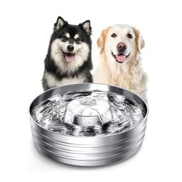 Fonte de água de aço inoxidável inteligente para animais, Bebedor automático, Alimentador de cães, Pet Water Dispenser, Bebedouro para gatos - Image 1