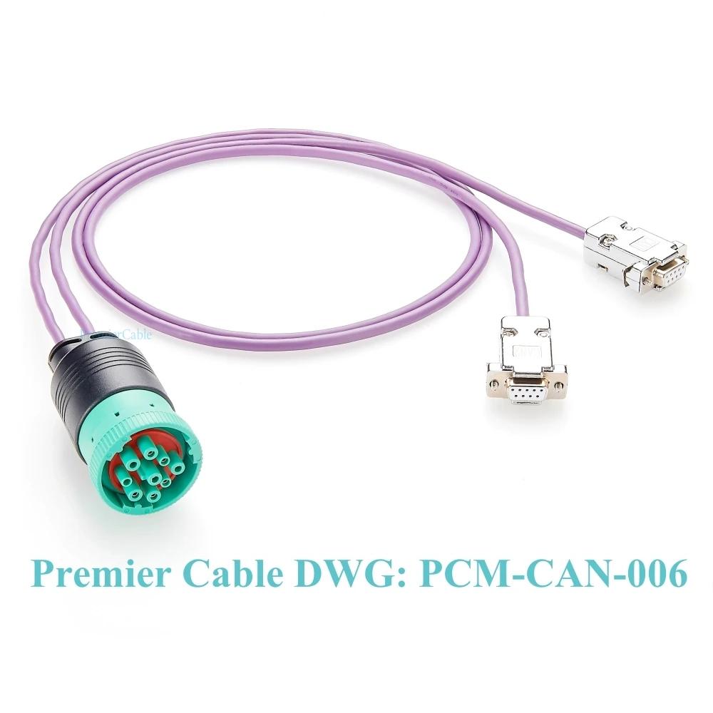 J19-Deutsch 9 Pin para Dual DB9, Split Cable Compatível com Ônibus Construção Máquinas e Equipamentos Industriais - Image 1