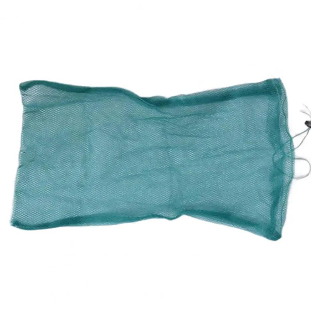 Saco de malha prático dobrável design rede de pesca buraco denso malha de pesca - Image 1