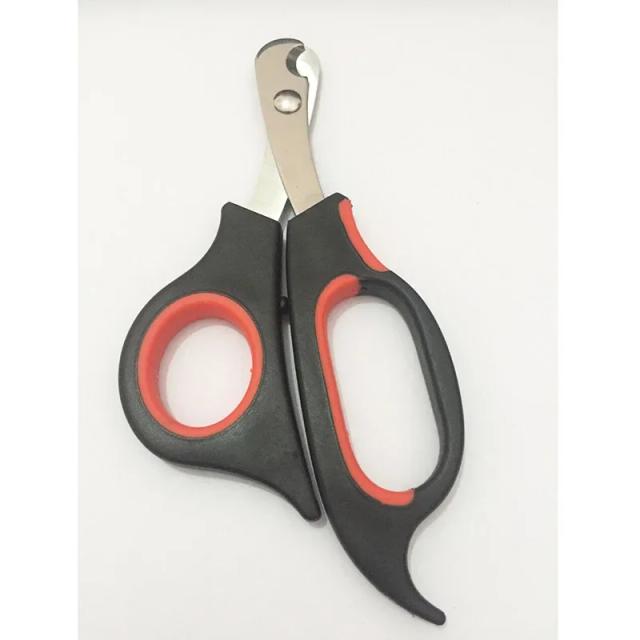 Tesoura de Aço Inoxidável para Grooming de Cães e Gatos - Cortador de Unhas e Ferramenta de Limpeza para Animais