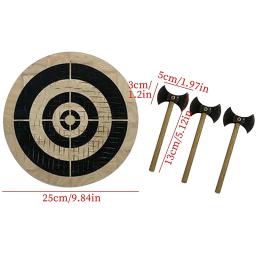 Axe Jogando Jogo com Dardos De Madeira Set, Exercícios de tiro ao ar livre, Durable Party Fun Game Props, Pequeno, ao ar livre - Image 6