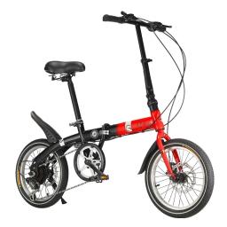 Bicicleta dobrável de freio a disco duplo, ciclismo urbano, estudante, adulto, pendulares, velocidade variável, novo, 2024, 16 Polegada - Image 5