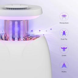 USB Powered LED Mosquito Killer Lamp, Luz UV, Atrair Flying Bug Zapper, Armadilha Mosquito Killer, Mais novo, 2022 - Image 3