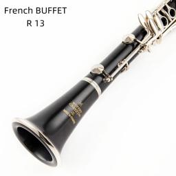Novo buffet r13 b-flat tune profissional de alta qualidade instrumentos de sopro clarinete tubo preto com acessórios caso - Image 1