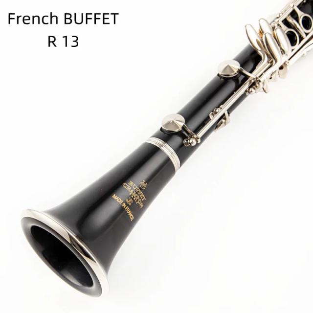 Buffet R13 B-flat: Clarinete Profissional Preto com Acessórios de Alta Qualidade