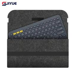 Teclado Saco de armazenamento para K380 Teclado sem fio, impermeável, Dustproof, lã macia, luva de feltro, teclado, Drop Shipping - Image 1