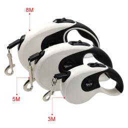Trela automática retrátil para cães de estimação, corda extensível para caminhadas ao ar livre com caixa de cocô Golden Retriever, cães pequenos e grandes - Image 2