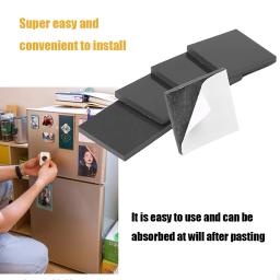 Tiras magnéticas pegajosas flexíveis para geladeira, Sticky Square Sheet, adesivo forte, Peel e Stick Magnet adesivos, artesanato DIY, 110pcs - Image 6