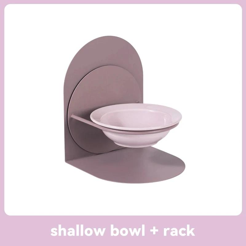 Destacável Cerâmica Pet Bowl para Gatos e Cães, vértebras cervicais, contra a Elasticidade, Altura Ajustável - Image 1