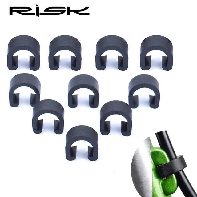 RISK RC105 Braçadeiras Plásticas para Bicicleta Plástico Preto 10 20 30 Peças