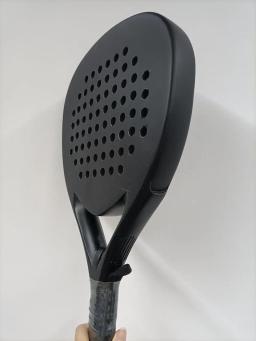 Padel paddle raquete de tênis rosto macio fibra carbono macio eva rosto esportes raquete ao ar livre papai equipamento profissional - Image 5