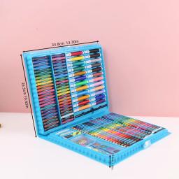Multi Pintura Art Set para Meninos e Meninas, Marcadores de Aquarela, Crayons, Caneta De Água, Conjunto De Desenho, Ferramentas De Pintura Do Artista, Presentes De Aniversário, 168 Pcs - Image 3