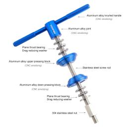 TOOPRE-Bicicleta Headset Pressione Fit e Remover Ferramenta, Semi Integrado Caixa de Direção, Garfo Coroa Espaçador Lavadora, Instalador Driver - Image 2