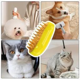 Escova de banho a vapor elétrica para Pet, Massagem Comb, Water Spray, Cat and Dog Grooming Suprimentos, Escovas de cabelo - Image 6