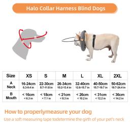 Pet Harness Guiding Device, Ajustável para um ajuste personalizado, Pet protetor Anti Colisão Anel, Arnês cão cego, Pet Supply, 2024, 1pc - Image 5