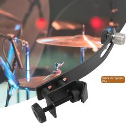 Montagem ajustável Clip para Drum Microfone, Shockproof Clamp, Universal, portátil, acessórios do transporte, Gj03 - Image 6