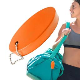 Oval flutuante bóia chaveiro, chaveiro leve, gadgets de segurança externos para parque aquático, camping, pesca, natação - Image 2