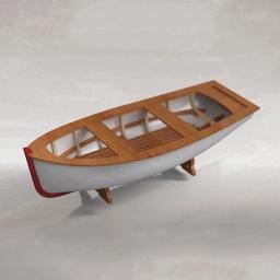 Mini jazidas salva-vidas Africano De Madeira, Handmade Navio Modelo De Brinquedo, Canoa De Mogno, Presente DIY, Ornamentos De Salva-vidas, Presente Pequeno - Image 1