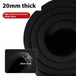 10-20mm esteira de fitness masculina espessamento alargamento anti-skid tapete de yoga para alongamento cardio esteira de exercício de treino em casa - Image 5
