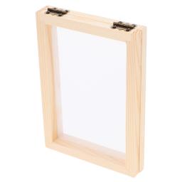 Tela De Moldura De Fabricação De Papel, Molde De Madeira DIY, Artesanato De Papel, Brinquedos De Impressão Deckle, Kit Artesanal, Ferramentas De Molde Para Crianças, Pacote De Flores - Image 4