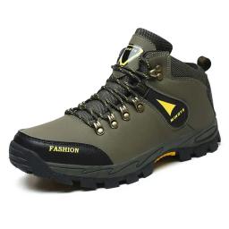 Tênis de alta performance masculino para caminhadas em montanha, tênis cáqui, treinamento esportivo, cinza, saúde, verão - Image 4