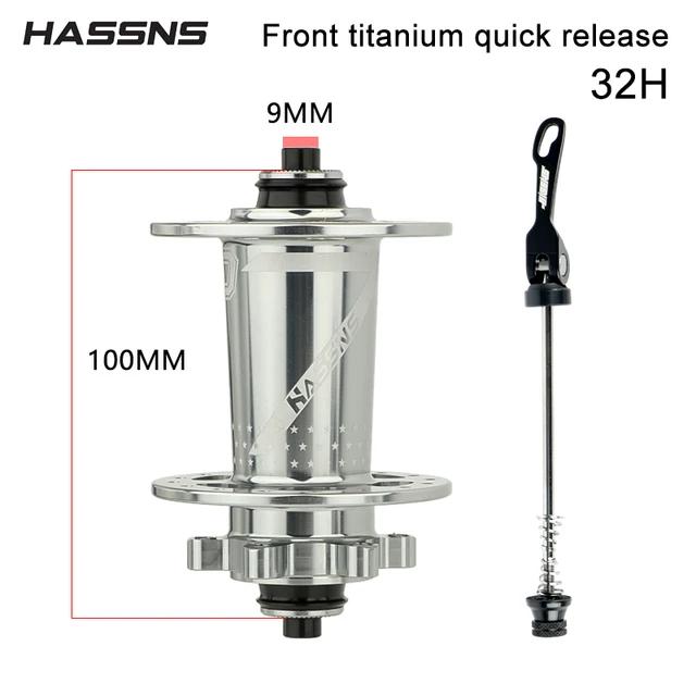 Hub de Bicicleta HASSNS-PRO7 MTB com 32 Furos, Freehub de Montanha 12V, 120 Som e 6 Pawls Compatível com Shimano HG