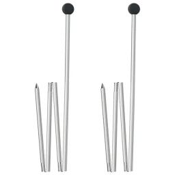 Telescópica Liga de Alumínio Stand Canopy Polos, Tent Pole, Abrigo para Tarp, Hastes Dobráveis, Camping, 1.7m - Image 1