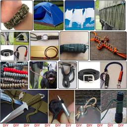 Paracord for Survival Parachute Cord, 7 Stand Cores, Cordão, Camping, Escalada, Camping, Corda, Caminhadas, Varal, 4mm, 5, 16, 31m, Novo - Image 4
