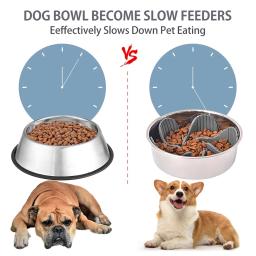 Tigela de alimentação lenta de silicone para cachorro, Ventosa forte, segura e macia, Alimentador firme, Novo - Image 4