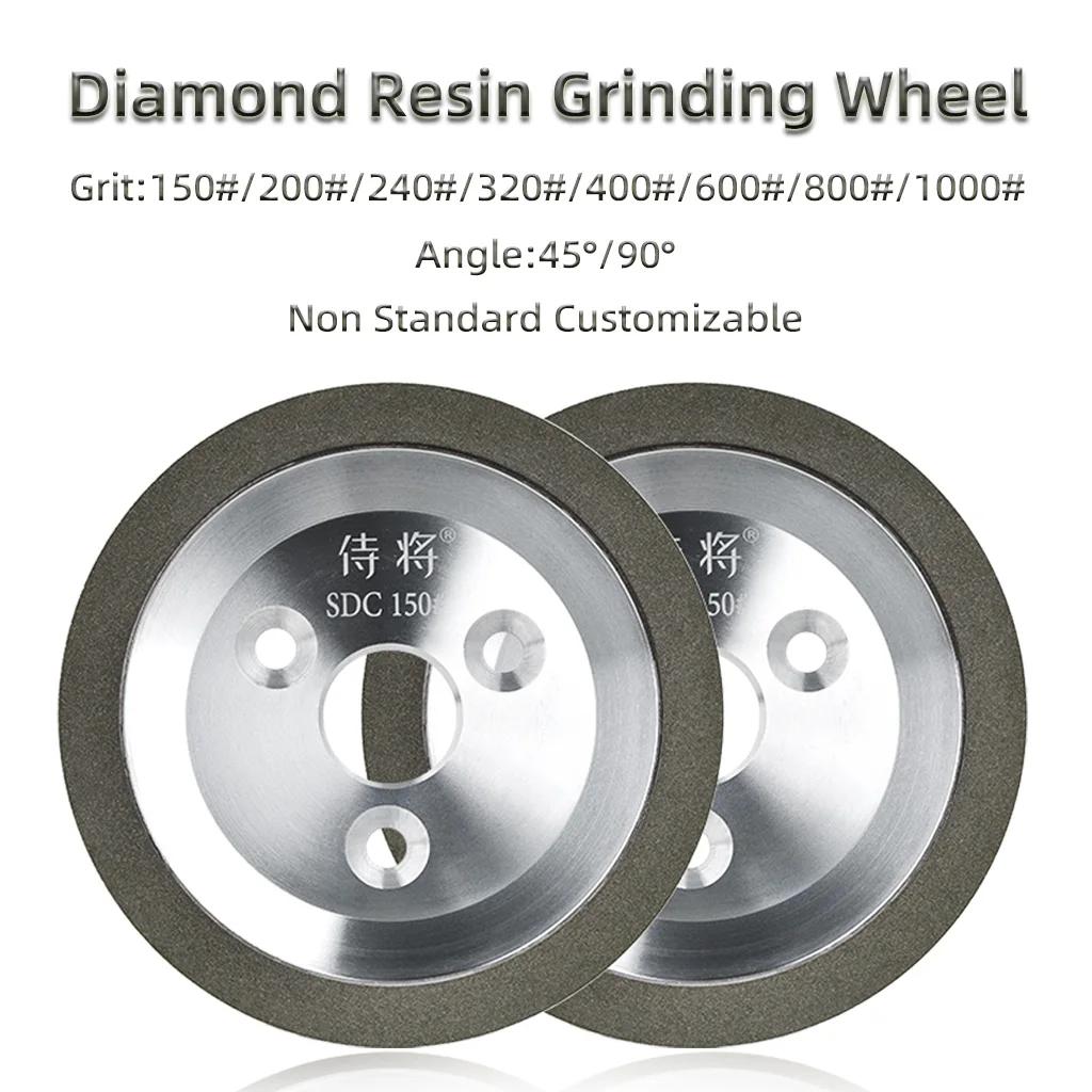 SDC Diamante Resina Rebolo, Cup Grinder, Disco para carboneto Metal Angle Grinder Ferramenta, 125mm, 150mm, 200mm, 240mm, 320 #, 400 #, 600 #, #800, #1000 - Image 1