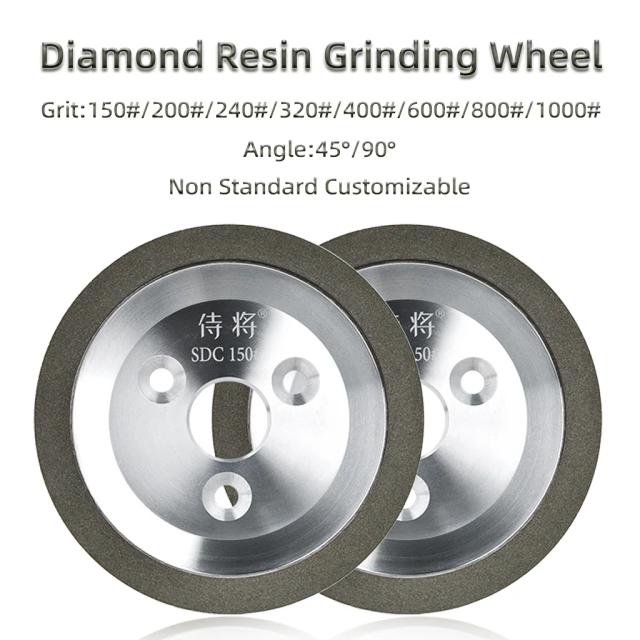 Rebolo de Diamante para Grinders: Disco de Resina para Corte de Carboneto, Disponível em 125mm a 1000#