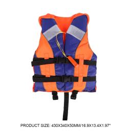 Casaco salva-vidas infantil com apito, esportes aquáticos, natação, pesca - Image 2