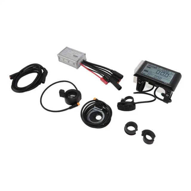 Kit de Conversão Elétrica à Prova d'Água para Bicicleta com Display LCD S900 para Motores de 250W e 350W