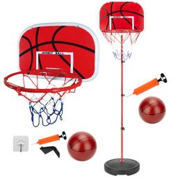 Metas de basquete com bola e bomba, sistema de basquete, aro ajustável, brincadeiras internas e externas para crianças - Image 4