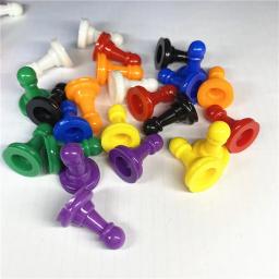 32 peças de peças de tabuleiro de peça para jogos de tabuleiro, componente, marcadores de mesa, artes e artesanato, 8 cores - Image 5