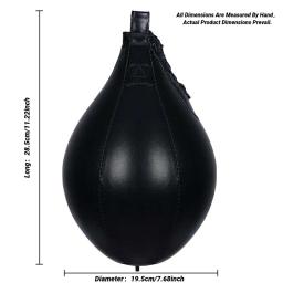Bola de boxe pu de qualidade, saco de boxe de pêra, bolas de velocidade de reação, treinamento fitness mma, combate fitness, bola de velocidade de boxe suspensa - Image 6