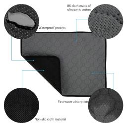 Almofadas de xixi laváveis, Tapete de urina para cães, Almofada de treinamento de cachorro reutilizável, Boa absorção de urina - Image 5