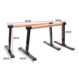 Barras Paralelas Para Treinamento De Peso, De Madeira, Aço, Push Up, Handstand, Rod Bracket Rack, Treinamento De Peso, Punho De Aperto, Ginásio Fitness, Equipamento De Exercício - Image 3