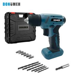 Donumeh 8v sem fio chave de fenda elétrica mini furadeira elétrica sem fio chave de fenda bateria recarregável ferramentas elétricas manutenção - Image 1