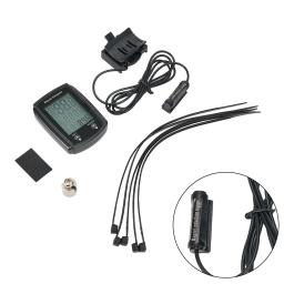 Computador de bicicleta impermeável com display LCD, velocímetro digital, com fio, velocidade, odômetro, acessórios de ciclismo - Image 2