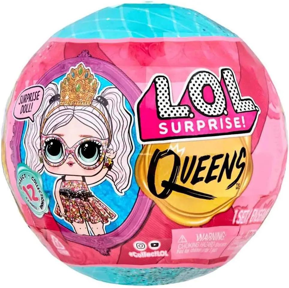 Bonecas LOL Surprise Queens com 9 surpresas, incluindo bonecas da moda e acessórios temáticos reais, brinquedos, presente de Natal para crianças - Image 1