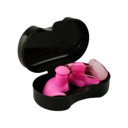 Impermeável Silicone Tampões e Nariz Clip, Acessórios de Natação Suave, Ear Plugs Portáteis, Clipe Nariz Delicado, P8D3, 1 Par - Image 3