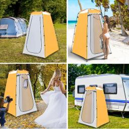 Portable Privacy Shower Tent, Exterior, Impermeável, Vestial, Abrigo para Camping, Caminhadas, Folding Beach Toilet, Banheiro - Image 2